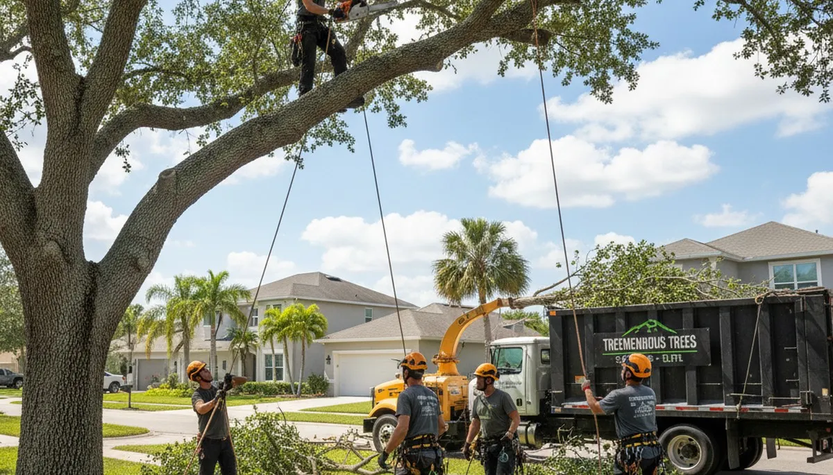 Professional tree removal service in Palm Harbor FL by certified arborists